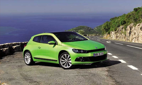 New VW Scirocco Launches in Dubai. One 'Candy White' and one 'Viper Green' 