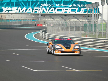 Action at Yas Marina 