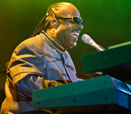 Stevie Wonder performs live in Abu Dhabi