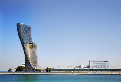 ADNEC’s Capital Gate Marina view