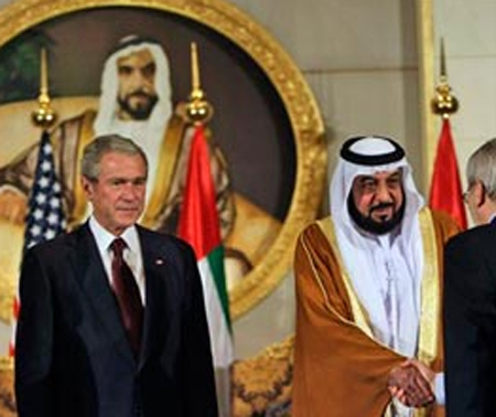 George Bush in Abu Dhabi