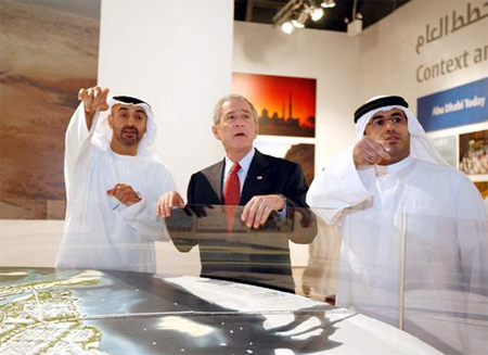 George Bush in Abu Dhabi