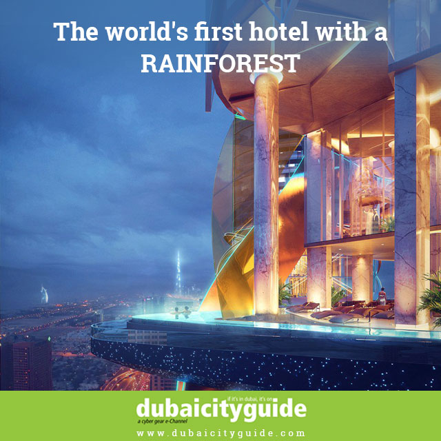 The world’s first hotel with a RAINFOREST
