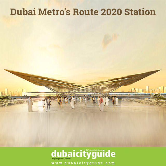 Dubai Metro’s Route 2020 station