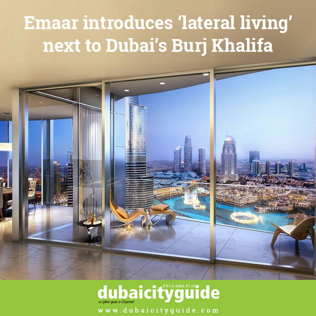 Emaar Introduces ’Lateral Living’ next to Burj Khalifa 3