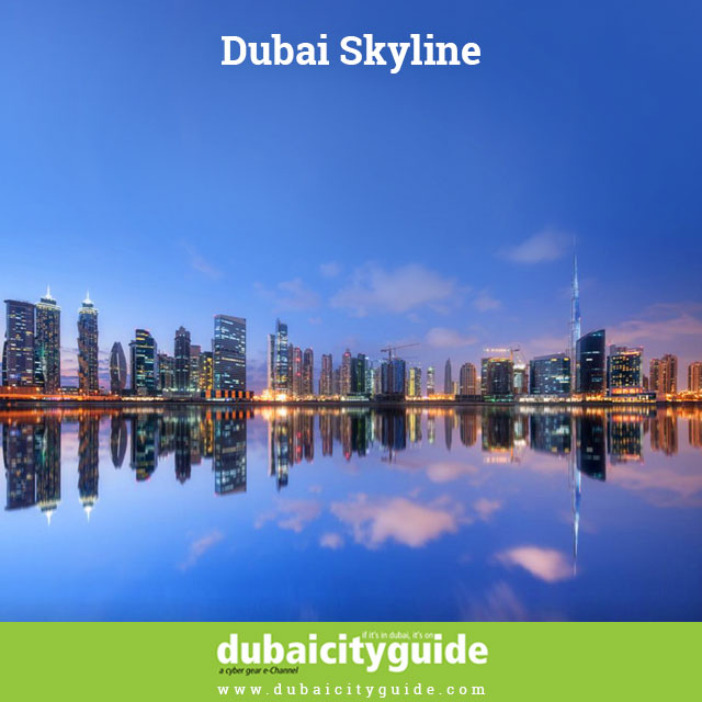 Mirror image - Dubai Skyline
