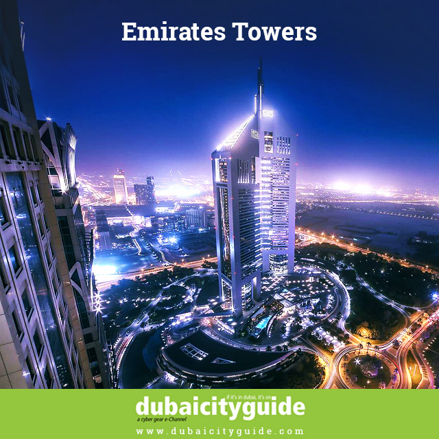 Beautiful Purple Effect- Emirates Towers 