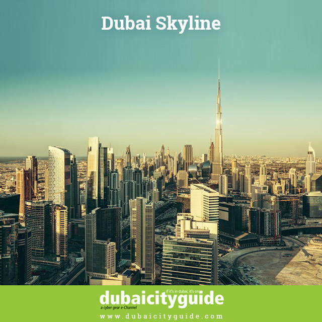 Natural Sunlight skyline - Dubai 