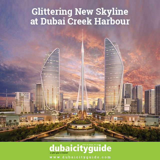 Glittering New Skyline at Dubai Creek Harbour 