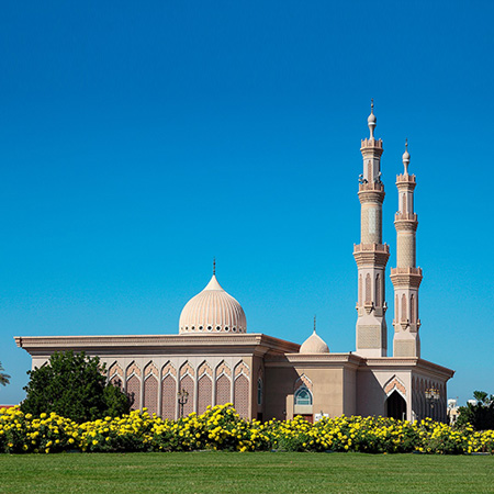 Mosque in the city of Sharjah