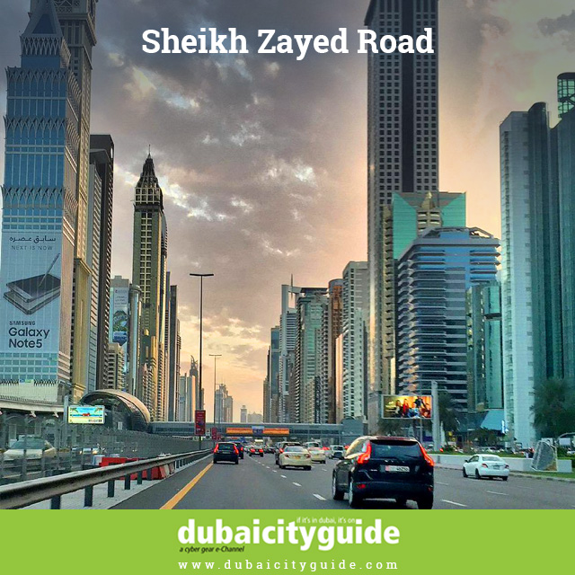 Sheikh Zayed Road never sleep