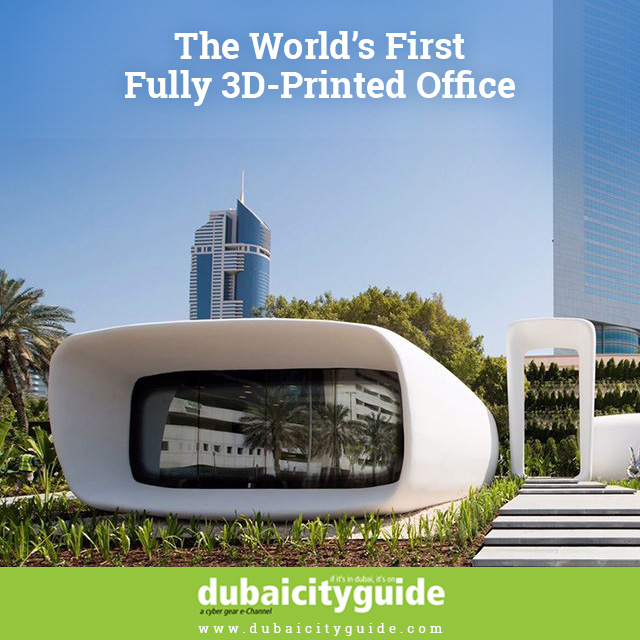 The world’s first ever 3D printed office. 