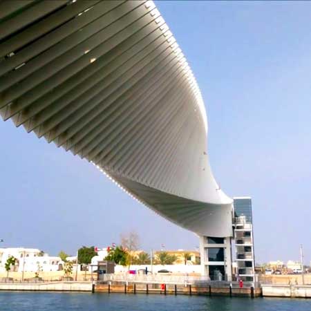 Twisted Bridge - Dubai Canal