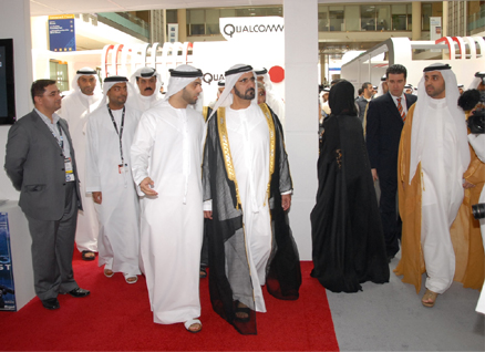 Dubai Internet City Pavilion Receives His Highness Sheikh Mohammed at GITEX TECHNOLOGY WEEK 2009